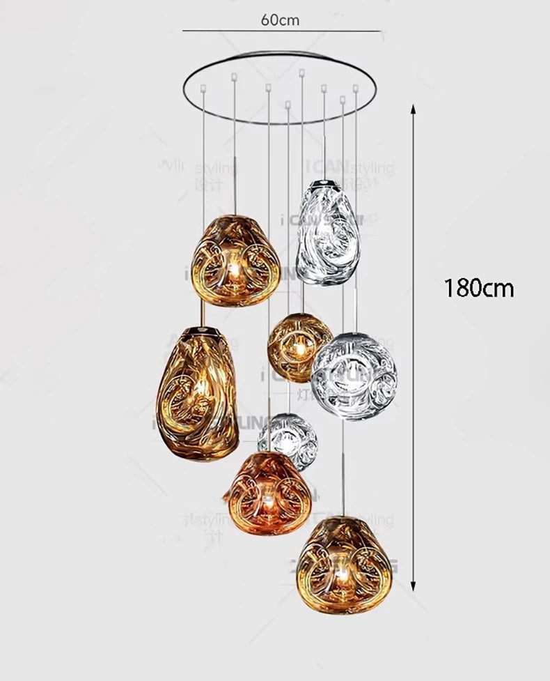 Modern Home Decor Ring LED Lights Pendant Light Lamps for Living Room Chandeliers for Dining Room Hanging Light Indoor Lighting