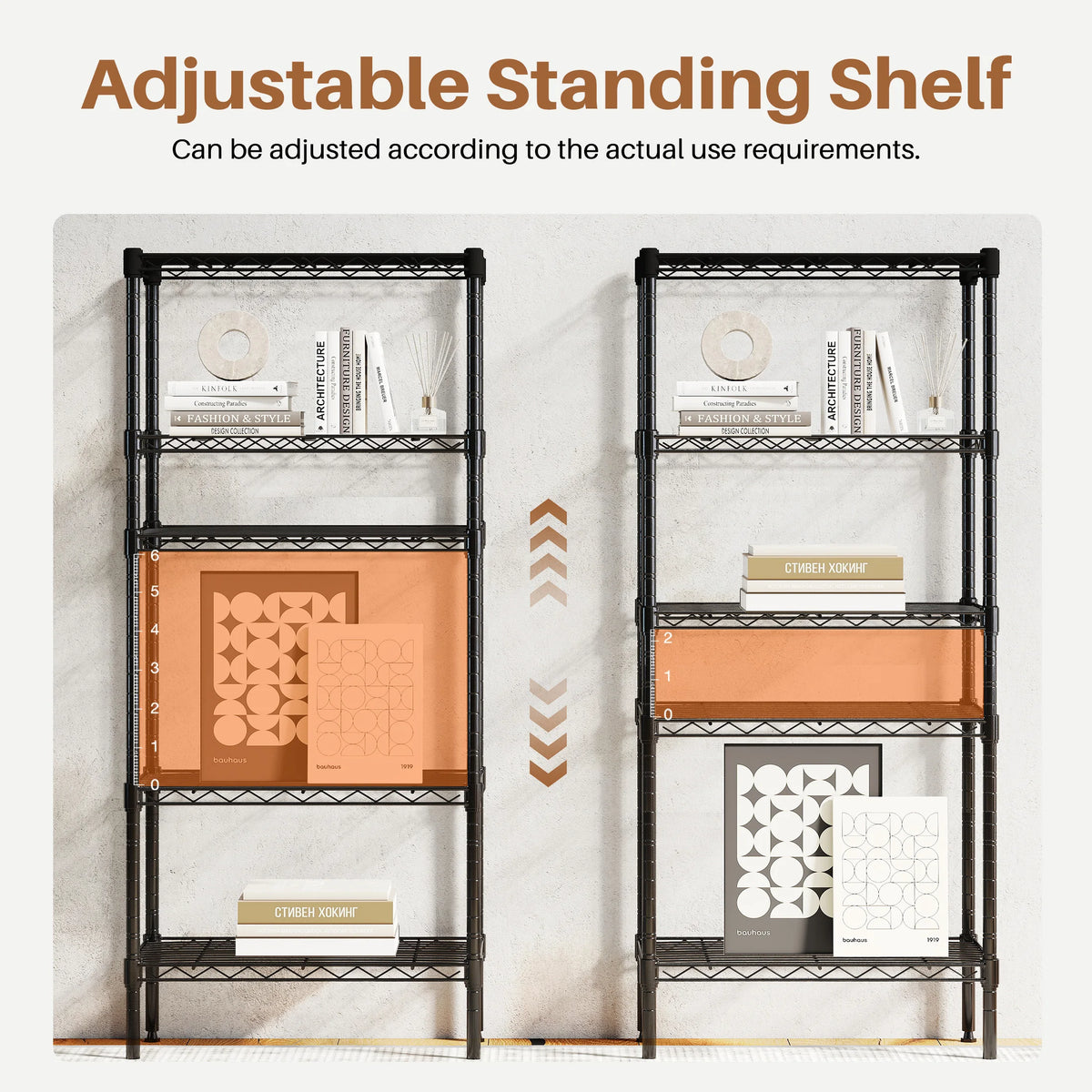 MCQ Adjustable Heavy Duty Metal Storage Shelving Unit for Home