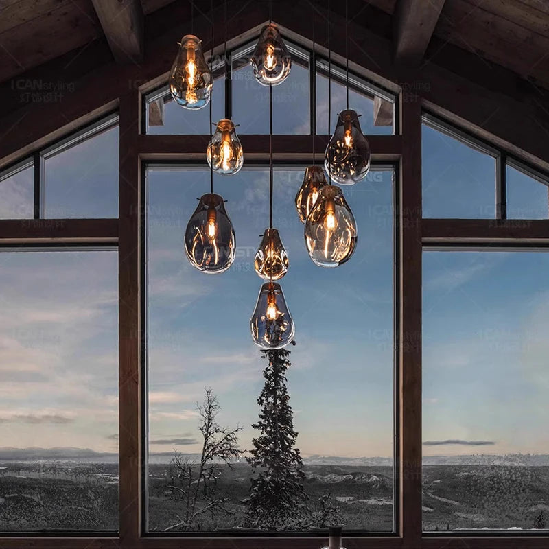 Modern Home Decor Ring LED Lights Pendant Light Lamps for Living Room Chandeliers for Dining Room Hanging Light Indoor Lighting