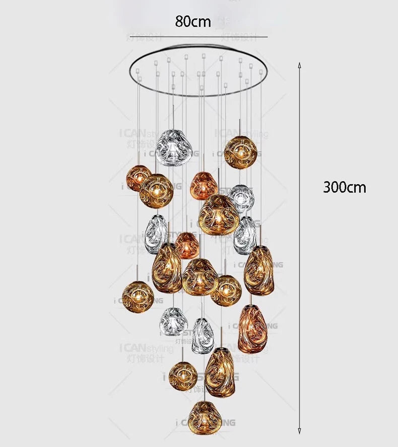 Modern Home Decor Ring LED Lights Pendant Light Lamps for Living Room Chandeliers for Dining Room Hanging Light Indoor Lighting
