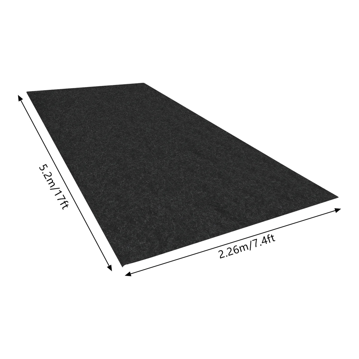 Waterproof Garage Floor Mat, Non-Slip Oil Resistant Pe Backing Mat For Garage, Workshop, Warehouse, Easy To Clean & Cut,Garage Floor Mat, Garage Non-Slip Mat, Floor Protection Mat