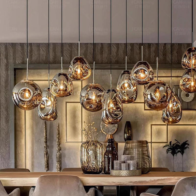 Modern Home Decor Ring LED Lights Pendant Light Lamps for Living Room Chandeliers for Dining Room Hanging Light Indoor Lighting