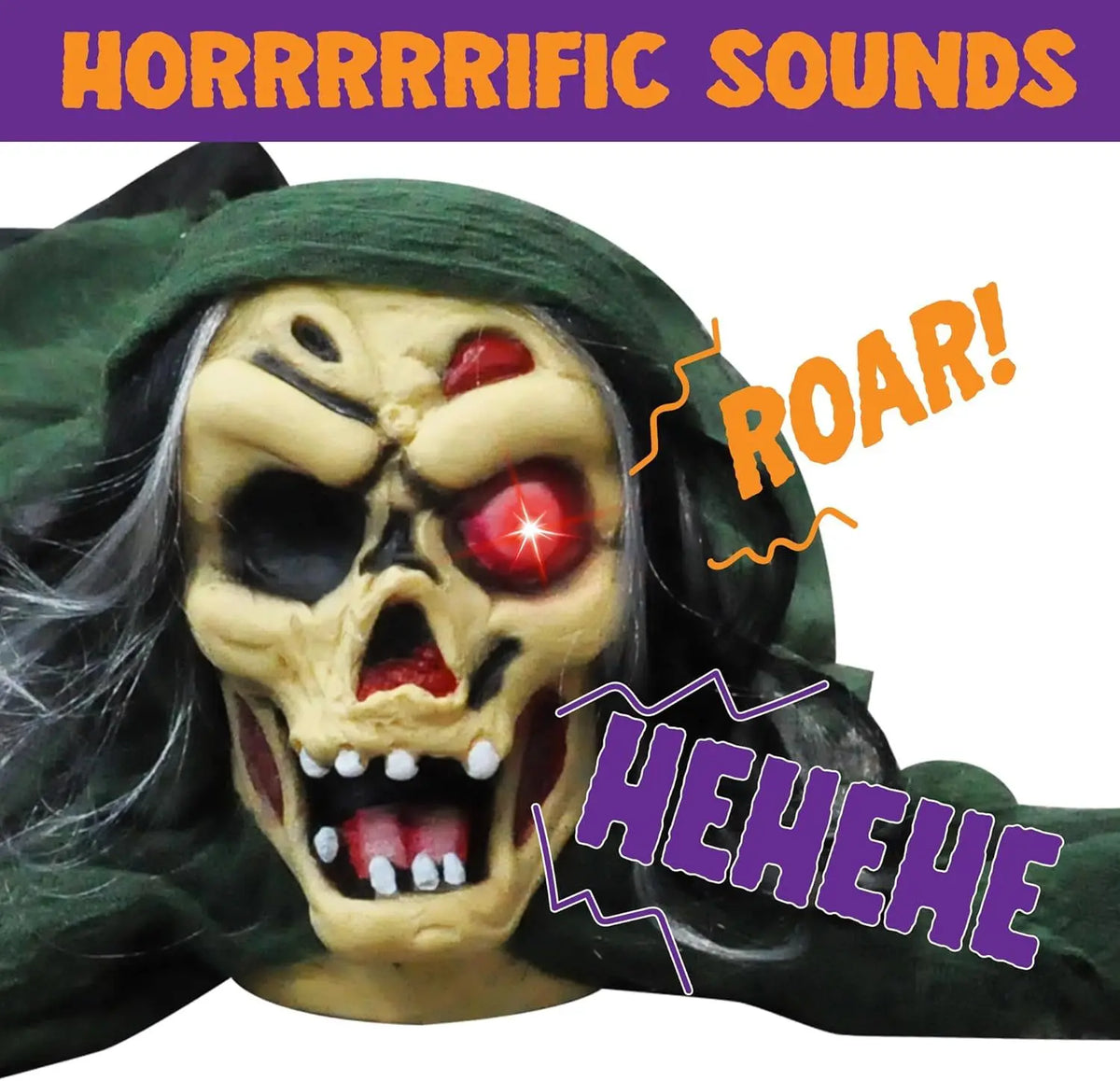 Zombie Groundbreaker Halloween Graveyard Outdoor Decor With Sound And Eyes