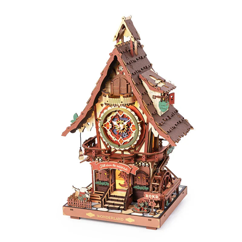 Robotime Rokr Cuckoo Clock 3D Wooden Puzzle Model Kit