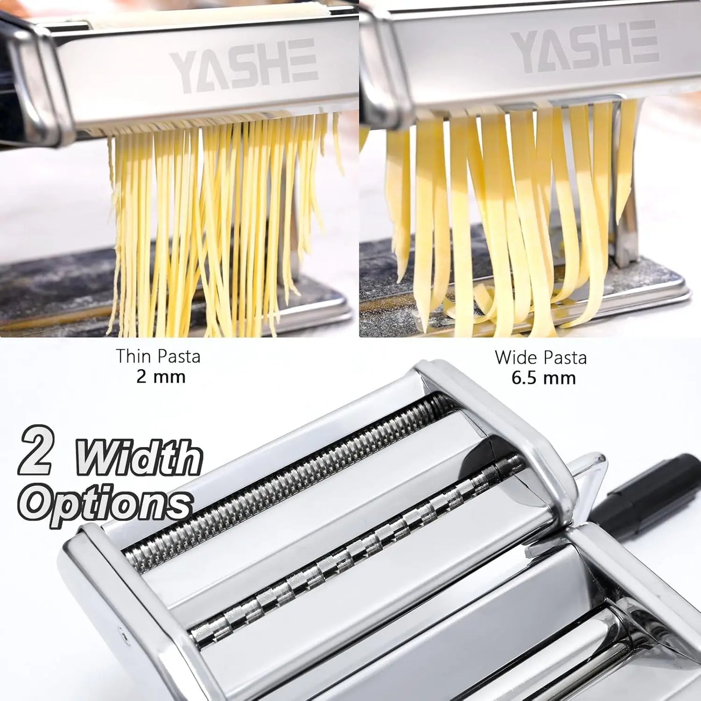 2-in-1 Pasta Maker with Cleaning Kit