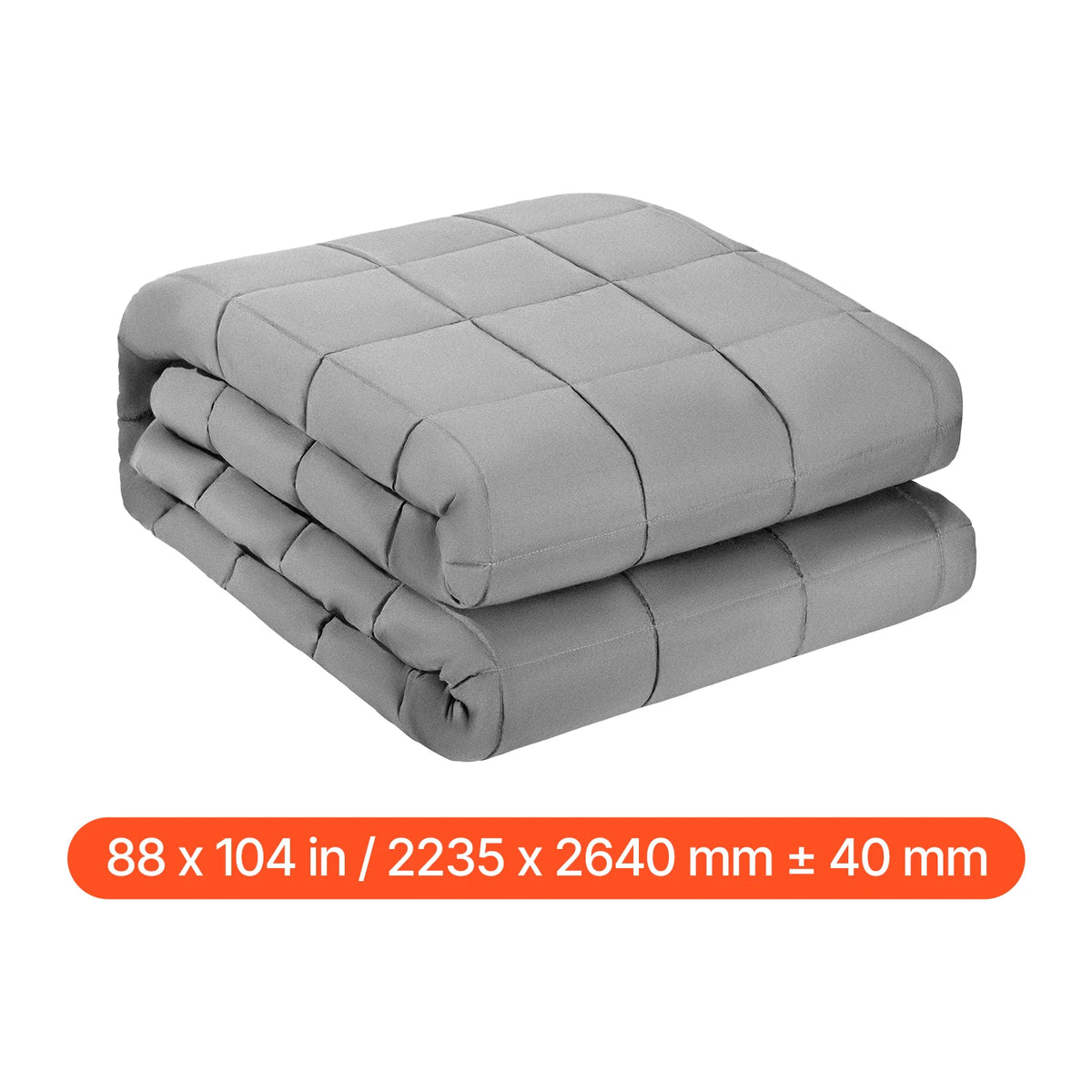 SucceBuy Weighted Blanket 20lb 88x104in King Size Cooling Breathable Blanket w/ Glass Beads All-Season Use for 200-250lb Adults
