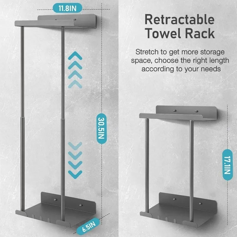 Bathroom wall mounted towel rack,bathroom decorative towel rack, towel hanging rack,roll towel storage,Bathroom Towel Holder