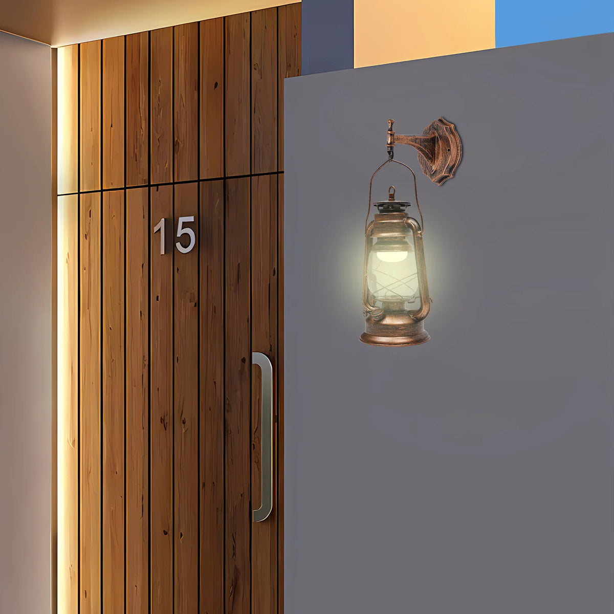 Bymaocar Outdoor Wall Lantern for Indoor and Yard Lighting