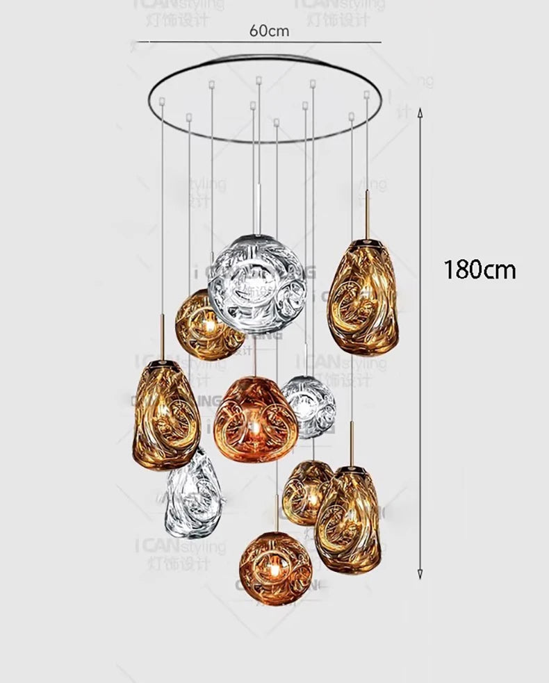 Modern Home Decor Ring LED Lights Pendant Light Lamps for Living Room Chandeliers for Dining Room Hanging Light Indoor Lighting