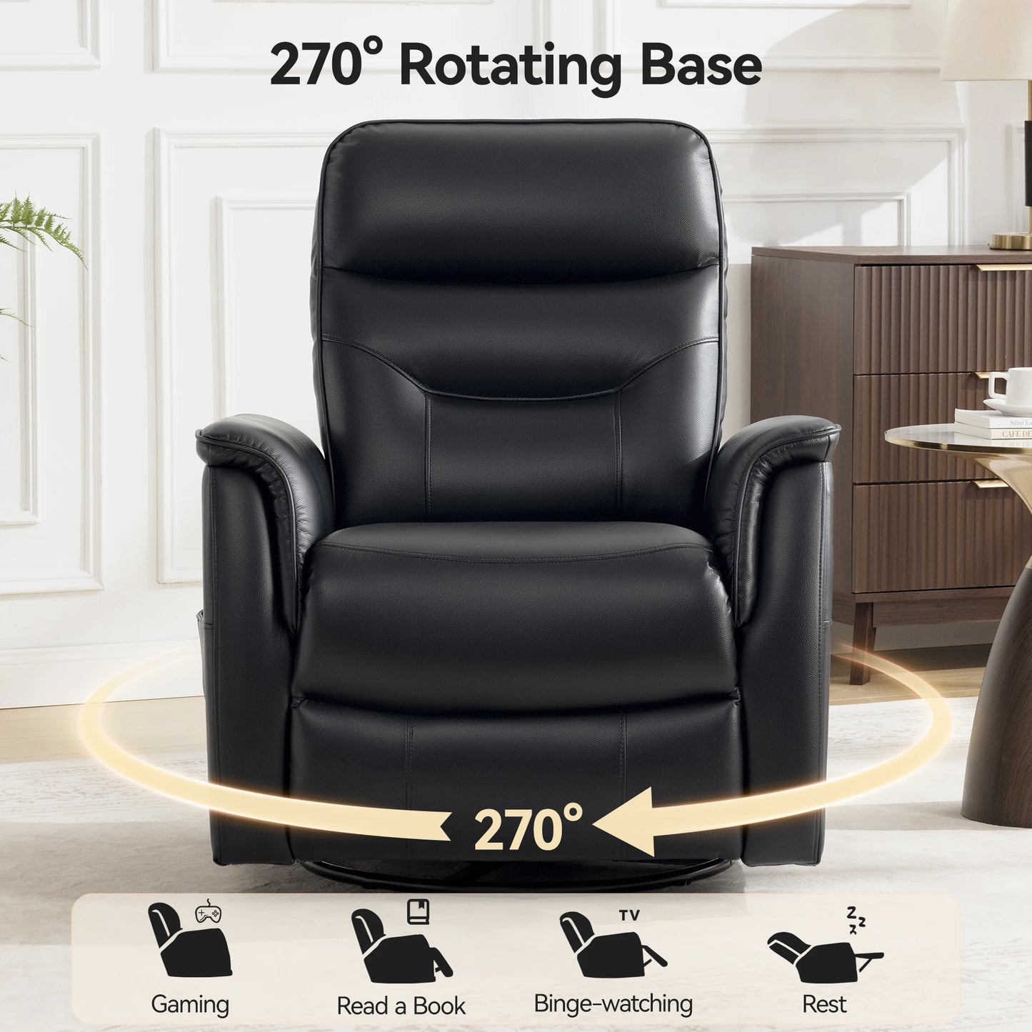 Kerdom Power Lift Recliner Chair With Vibration Massage Heating