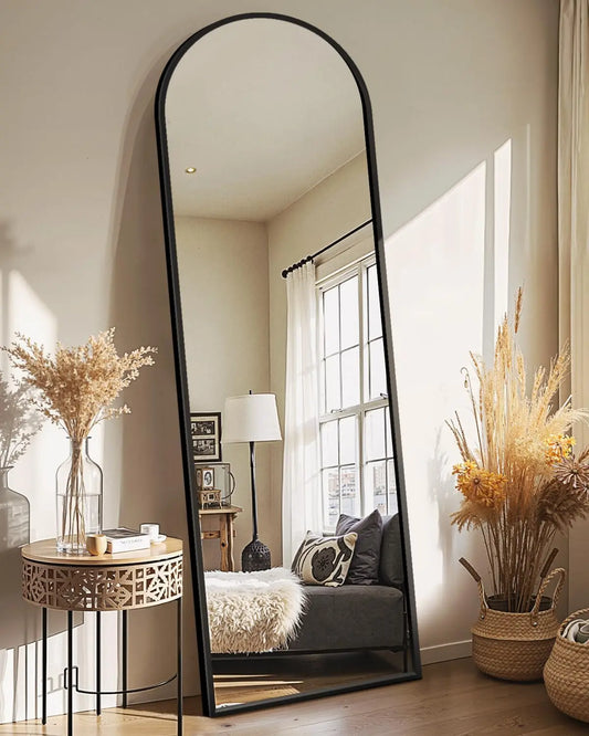 Mirror Full Length,Standing Mirror Full Body,Large Floor with Stand for Wall Entryway Door Bedroom Bathroom Living Room