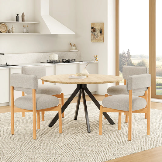FARINI Set of 2 Modern Upholstered Dining Chairs for Home