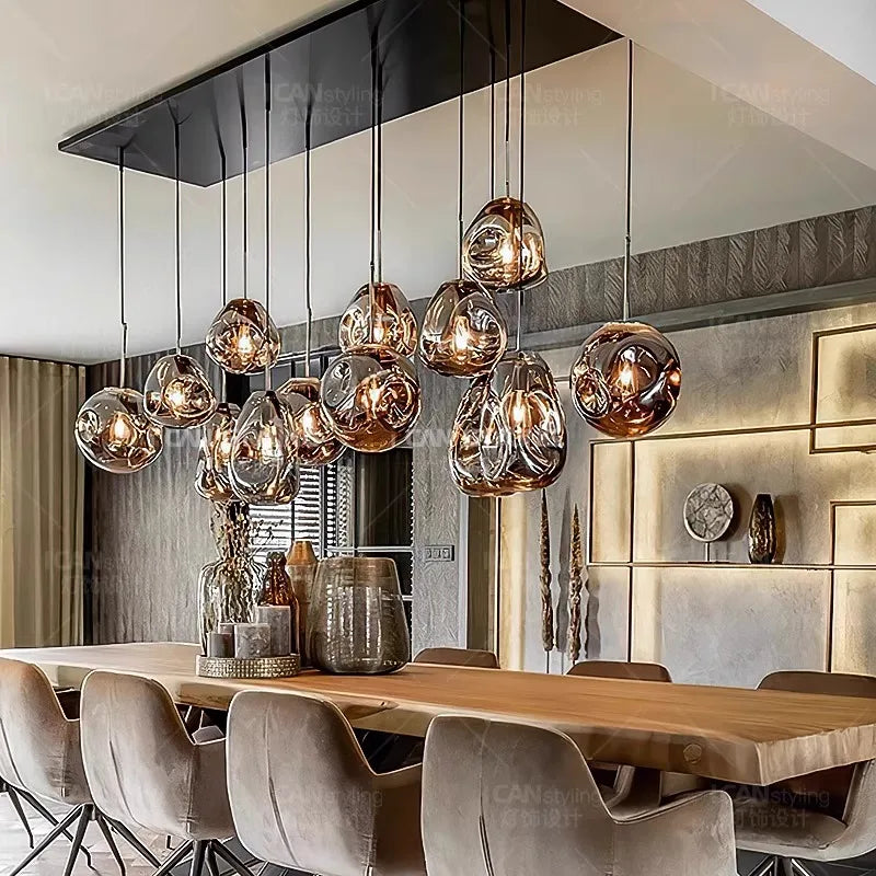 Modern Home Decor Ring LED Lights Pendant Light Lamps for Living Room Chandeliers for Dining Room Hanging Light Indoor Lighting
