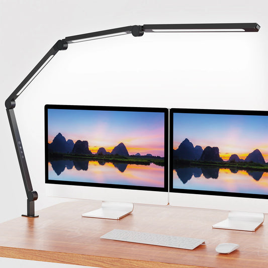AILBTON Adjustable LED Desk Lamp With Dimmable Eye Protection and Swing Arm