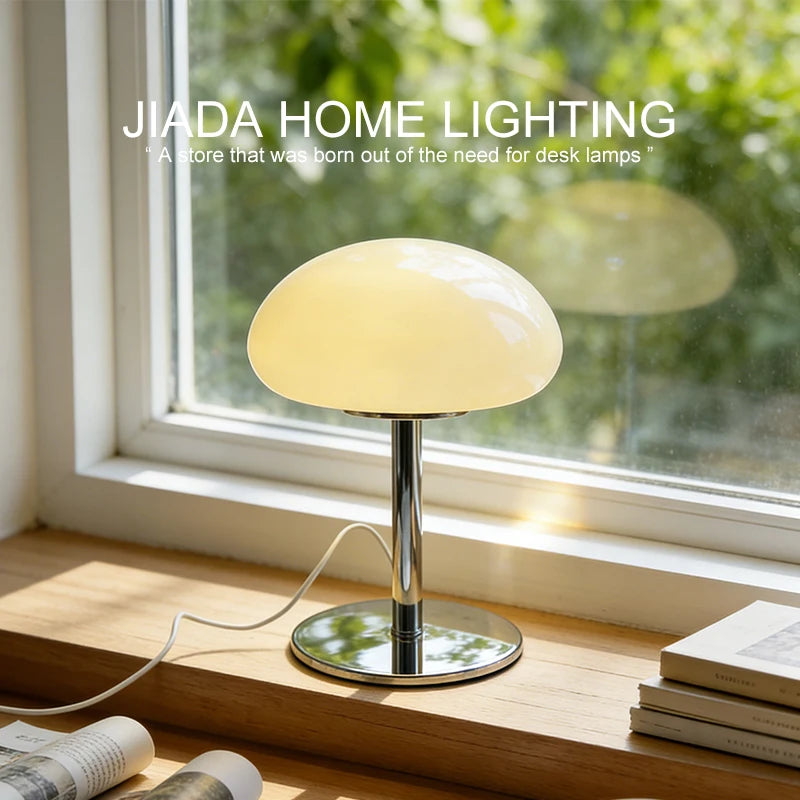 Decorative Cloud Glass Bedside Lamp For Bedroom And Study