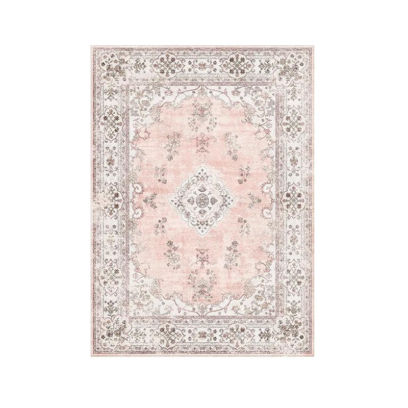 American Retro Carpets for Living Room Soft Fluffy Bedroom Decor Bedside Carpet Home Washable Rug Thicken Plush Lounge Floor Mat
