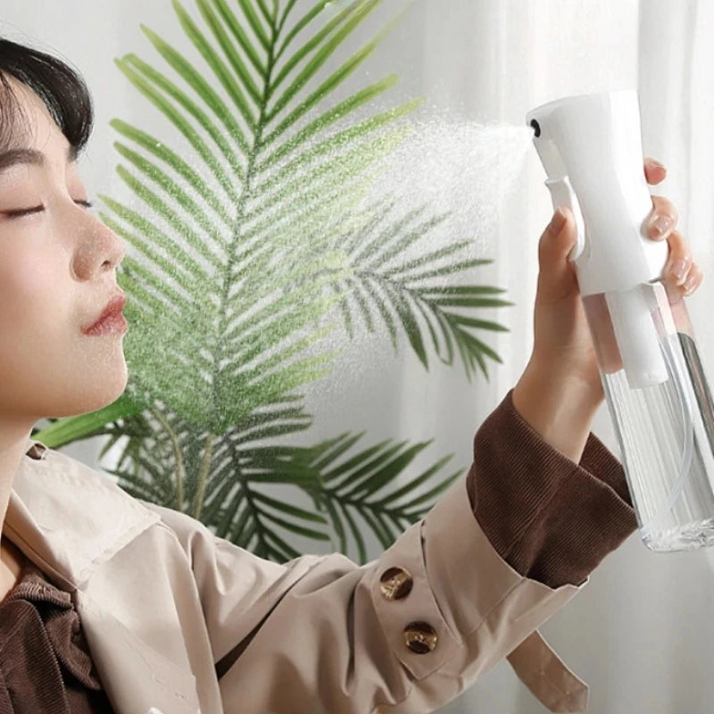 Continuous Fine Mist Spray Bottle For Hair Care And Makeup