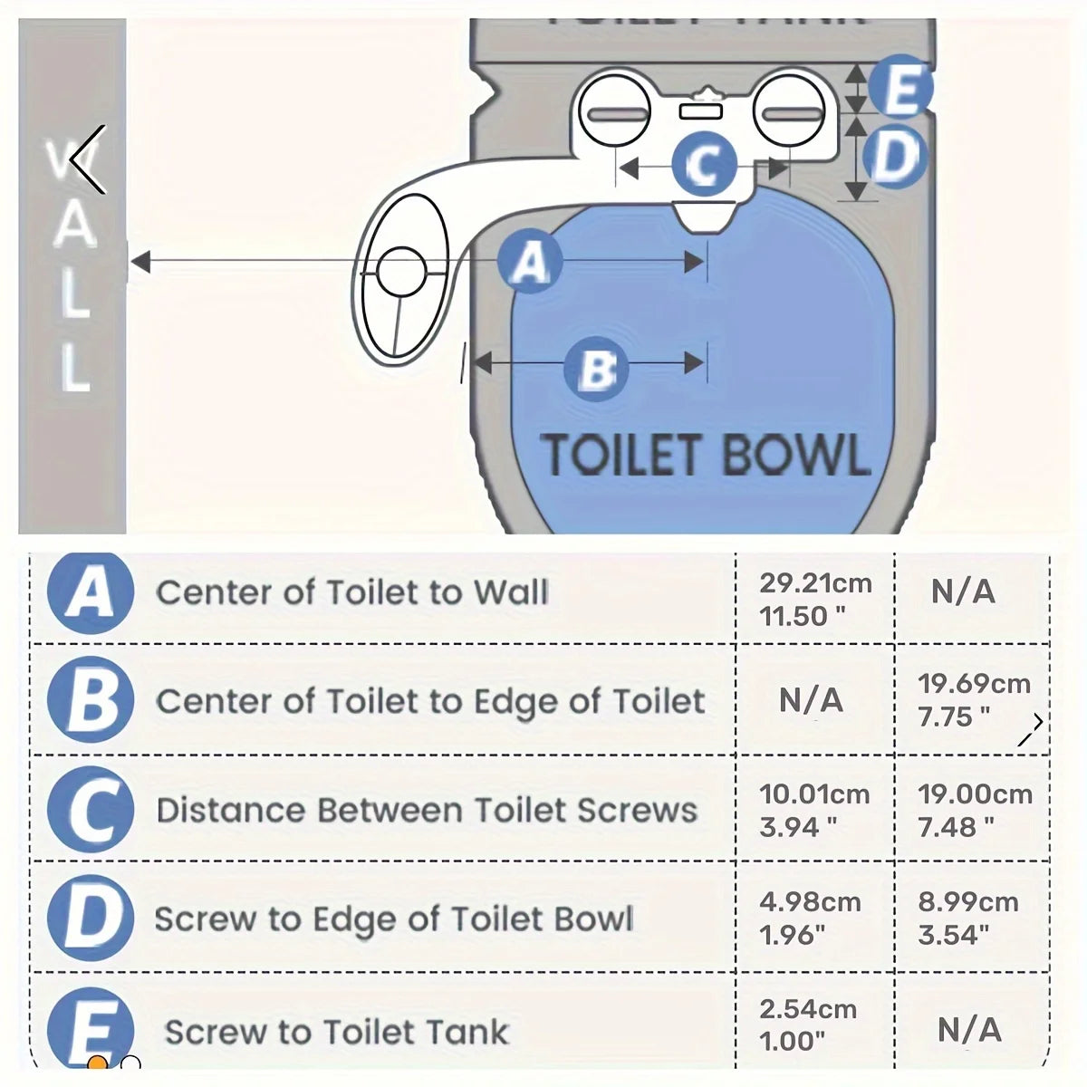 Bidet Attachment for Toilet, Non-Electric Bidet Ultra-Slim Dual Nozzle (Feminine/Rear Wash), Adjustable Pressure Control