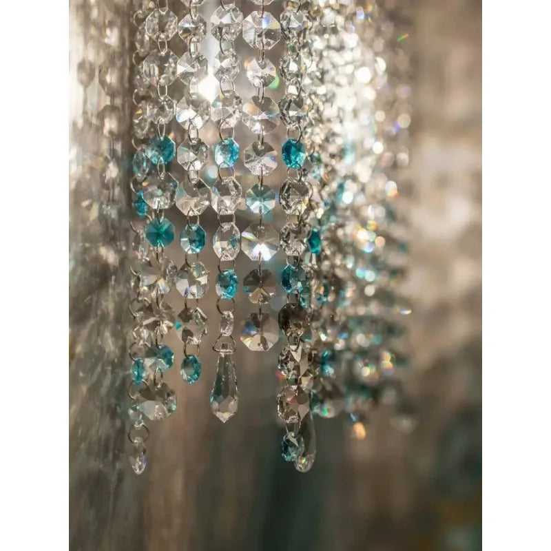 Italian Crystal Wall Lamp Modern Designer Bedroom Foyer Lighting