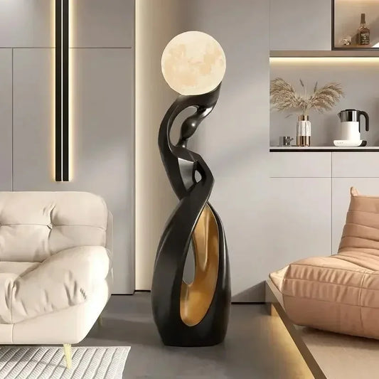 Abstract Art Figures, Large Floor Lamp Decorations, Living Room TV Cabinets, Sofa Side Decorations, Opening Floor Lamps