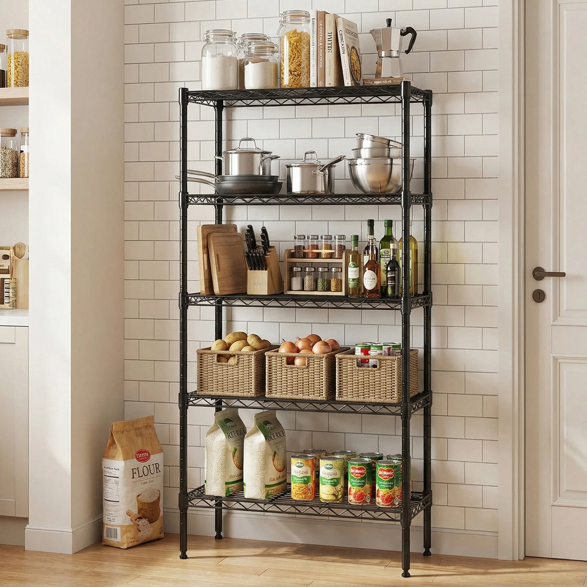 MCQ Adjustable Heavy Duty Metal Storage Shelving Unit for Home
