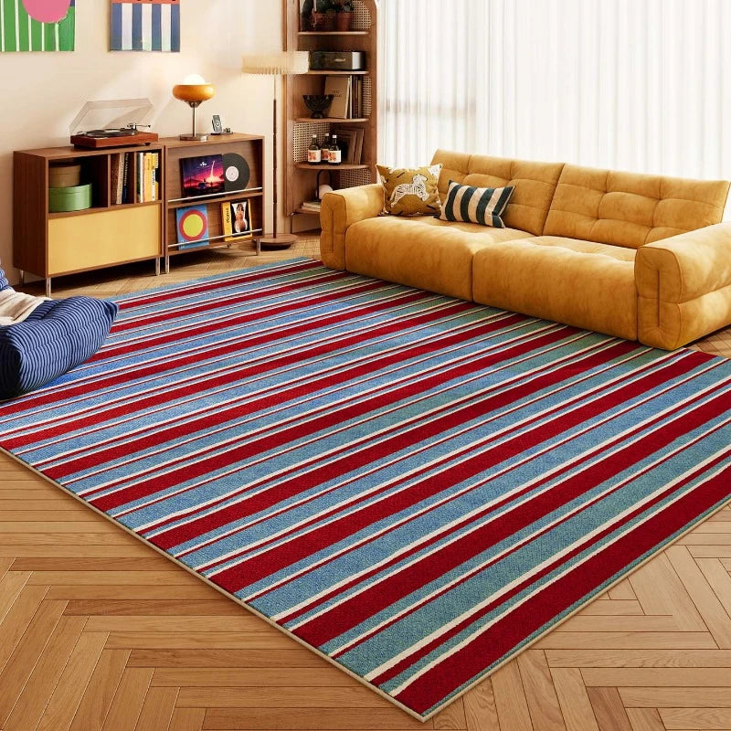 Nordic Geometric Polyester Washable Rug For Living Room