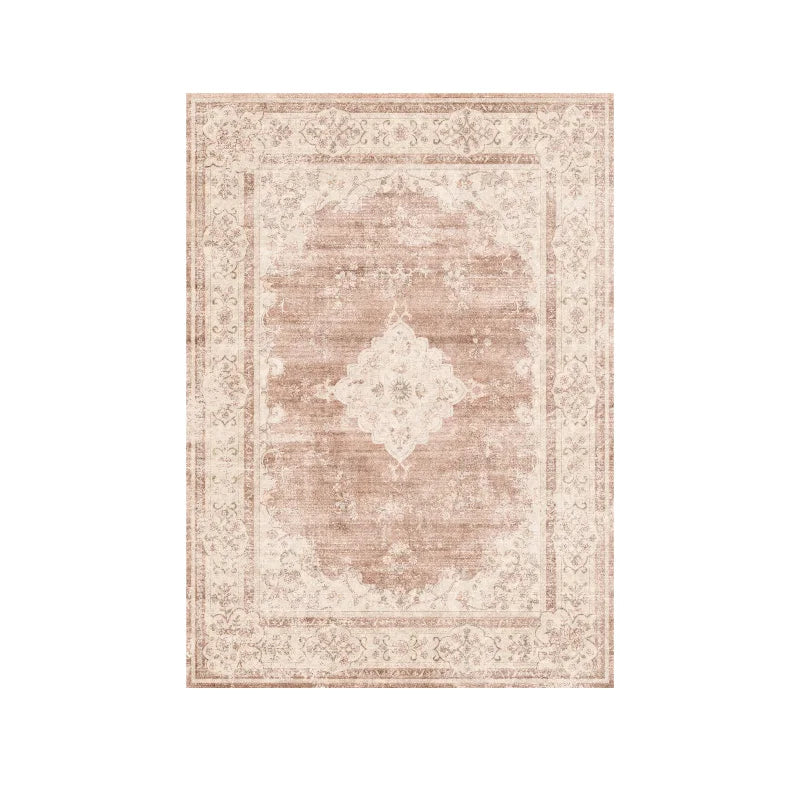American Retro Carpets for Living Room Soft Fluffy Bedroom Decor Bedside Carpet Home Washable Rug Thicken Plush Lounge Floor Mat