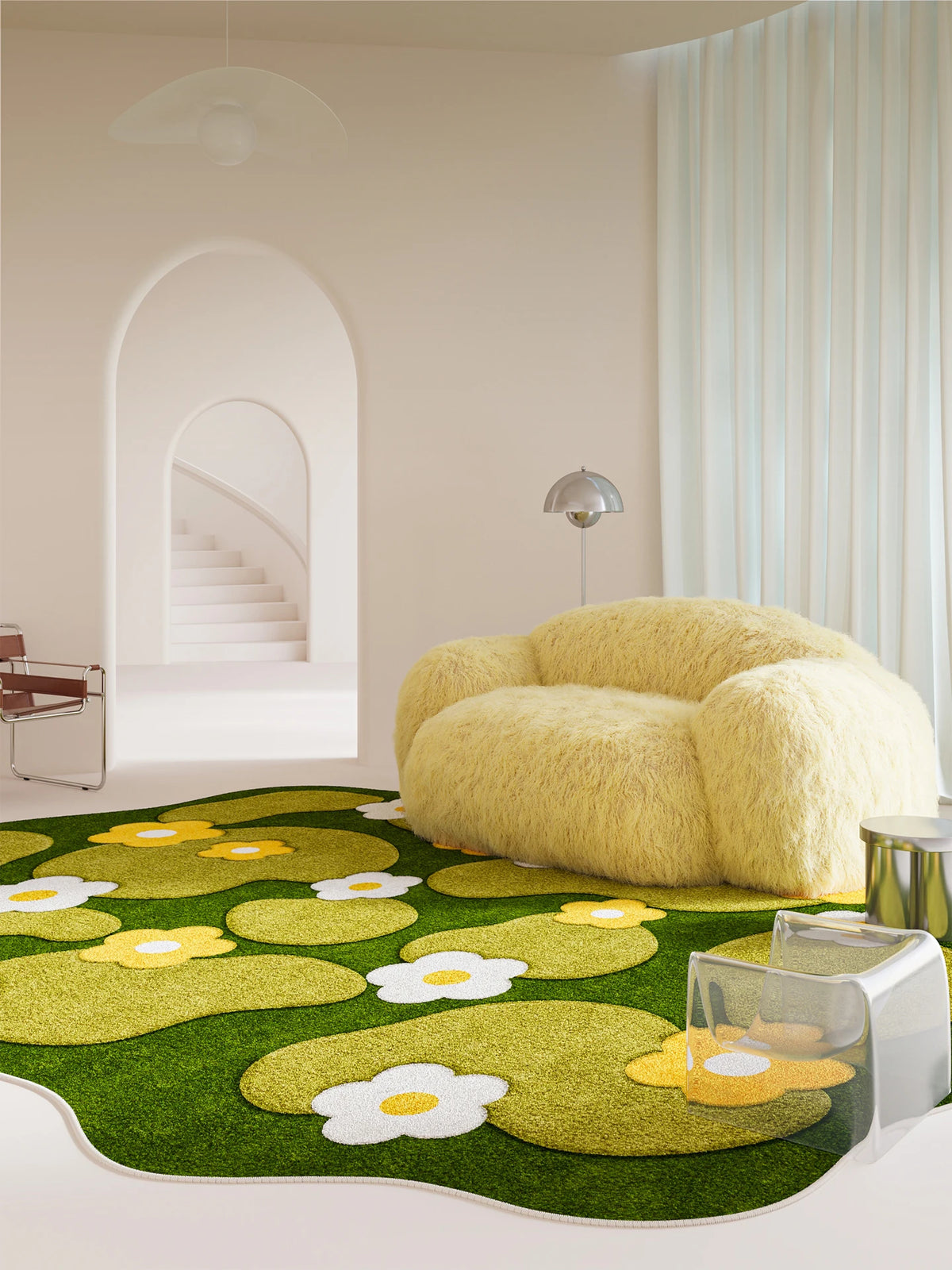 Irregular Shapes Bedroom Decor Carpet Large Size Carpets for Living Room Fluffy Soft Lounge Floor Mat Thick Washable Study Rug