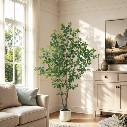 Olitree Faux Black Olive Tree Indoor Floor Decor With Pot