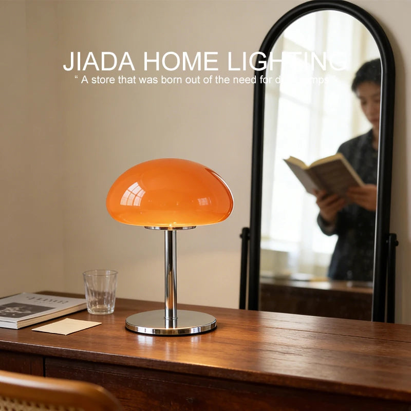Decorative Cloud Glass Bedside Lamp For Bedroom And Study