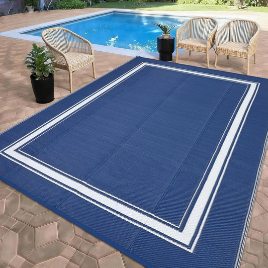 8x10/9X12FT Outdoor Rug Carpet Living Room Home Decoration Waterproof Soft Fluffy Home Mat Children's Room Baby Crawling Non-Slip Blanket