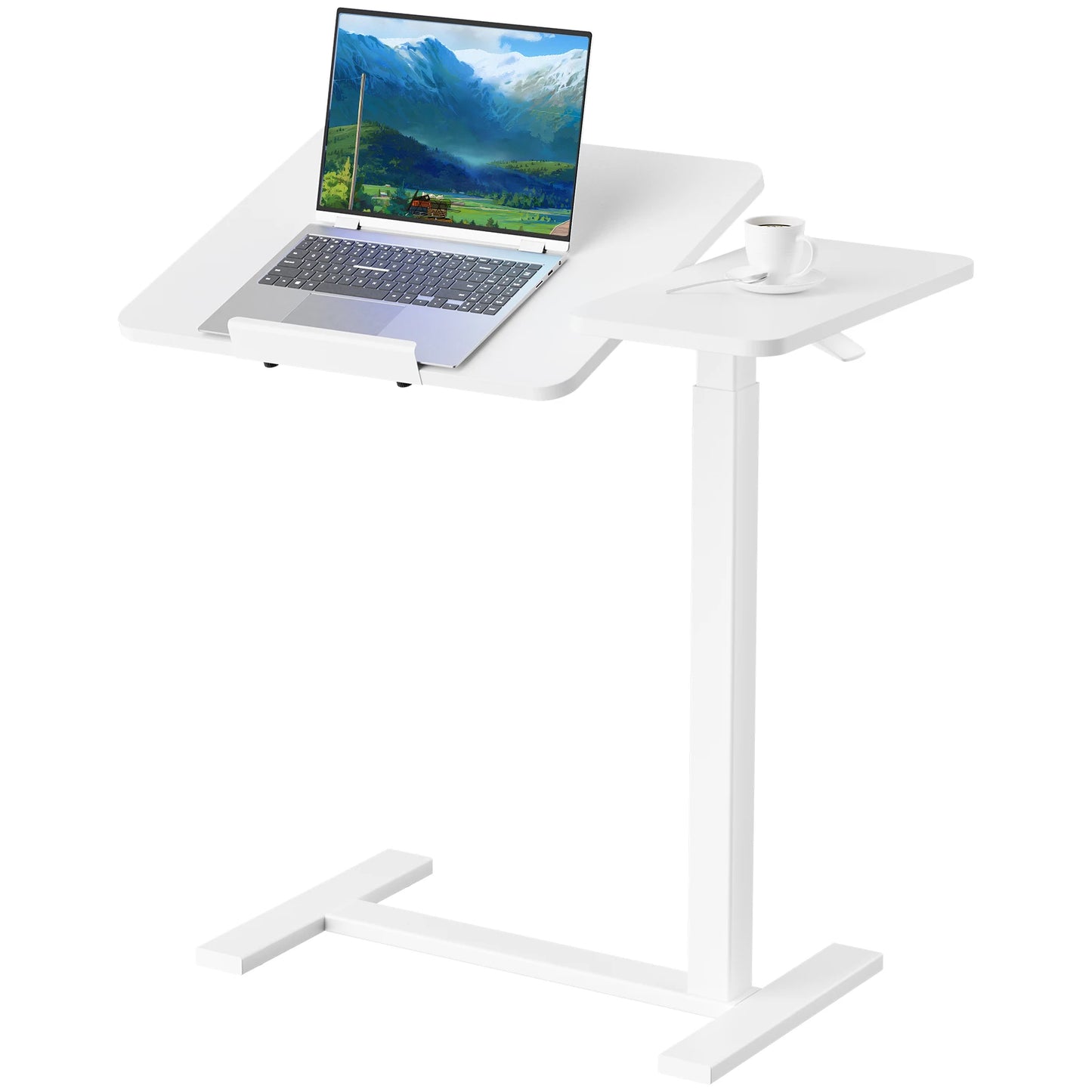 JHK Adjustable Overbed Bedside Lap Desk With Tilt Top