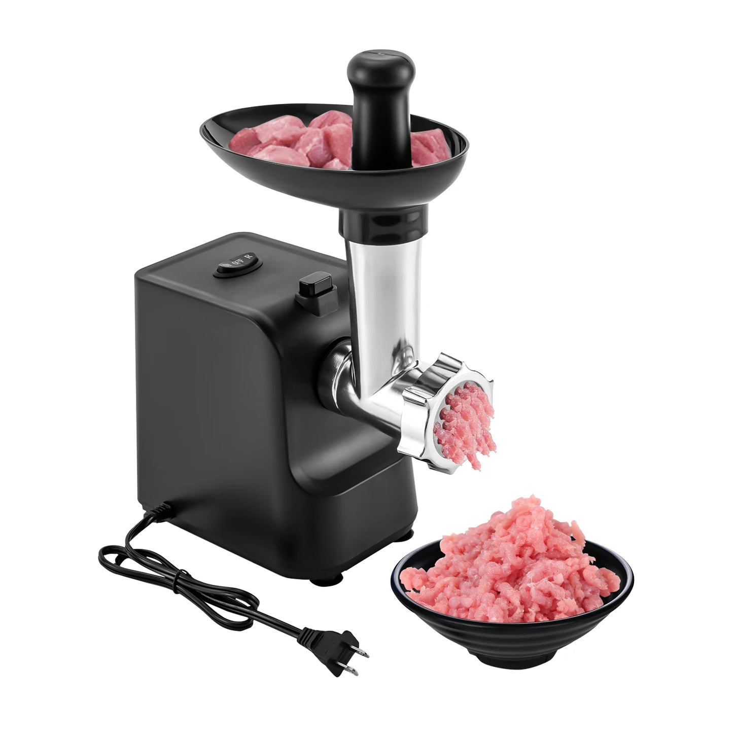 1000W Electric Meat Grinder Sausage Stuffer With Three Plates