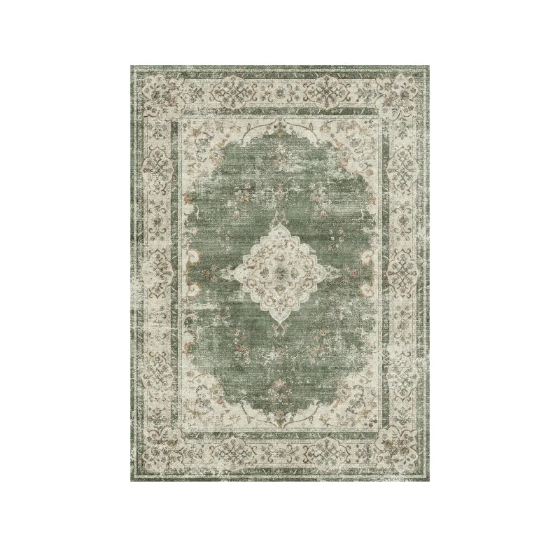 American Retro Carpets for Living Room Soft Fluffy Bedroom Decor Bedside Carpet Home Washable Rug Thicken Plush Lounge Floor Mat