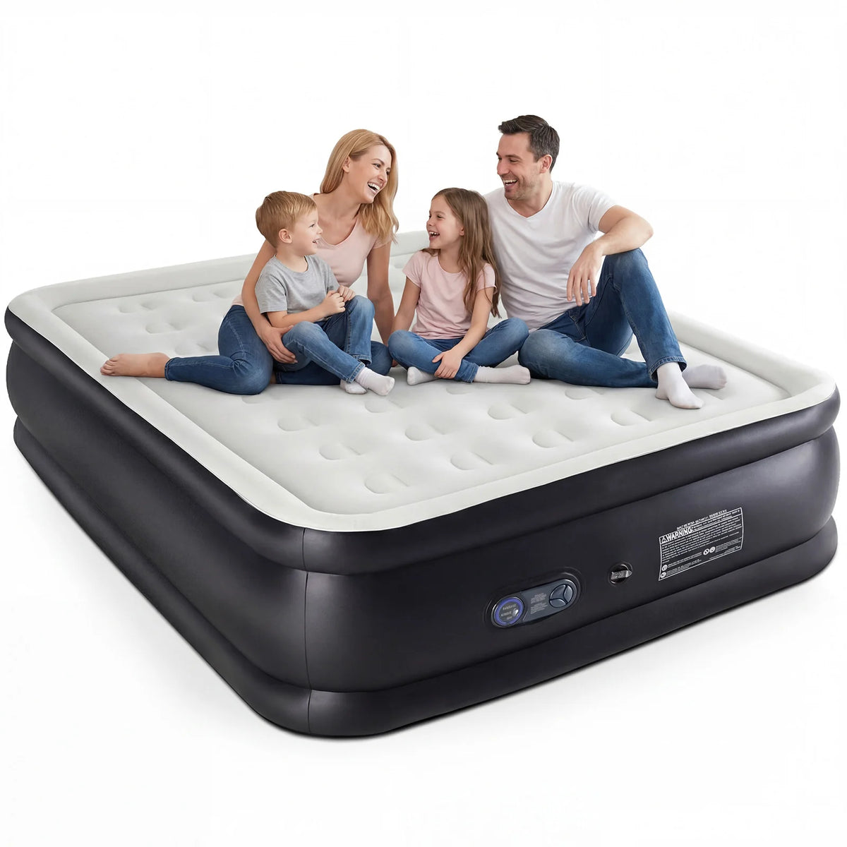 MCQ Inflatable Air Mattress Built In Pump Non Slip Bottom