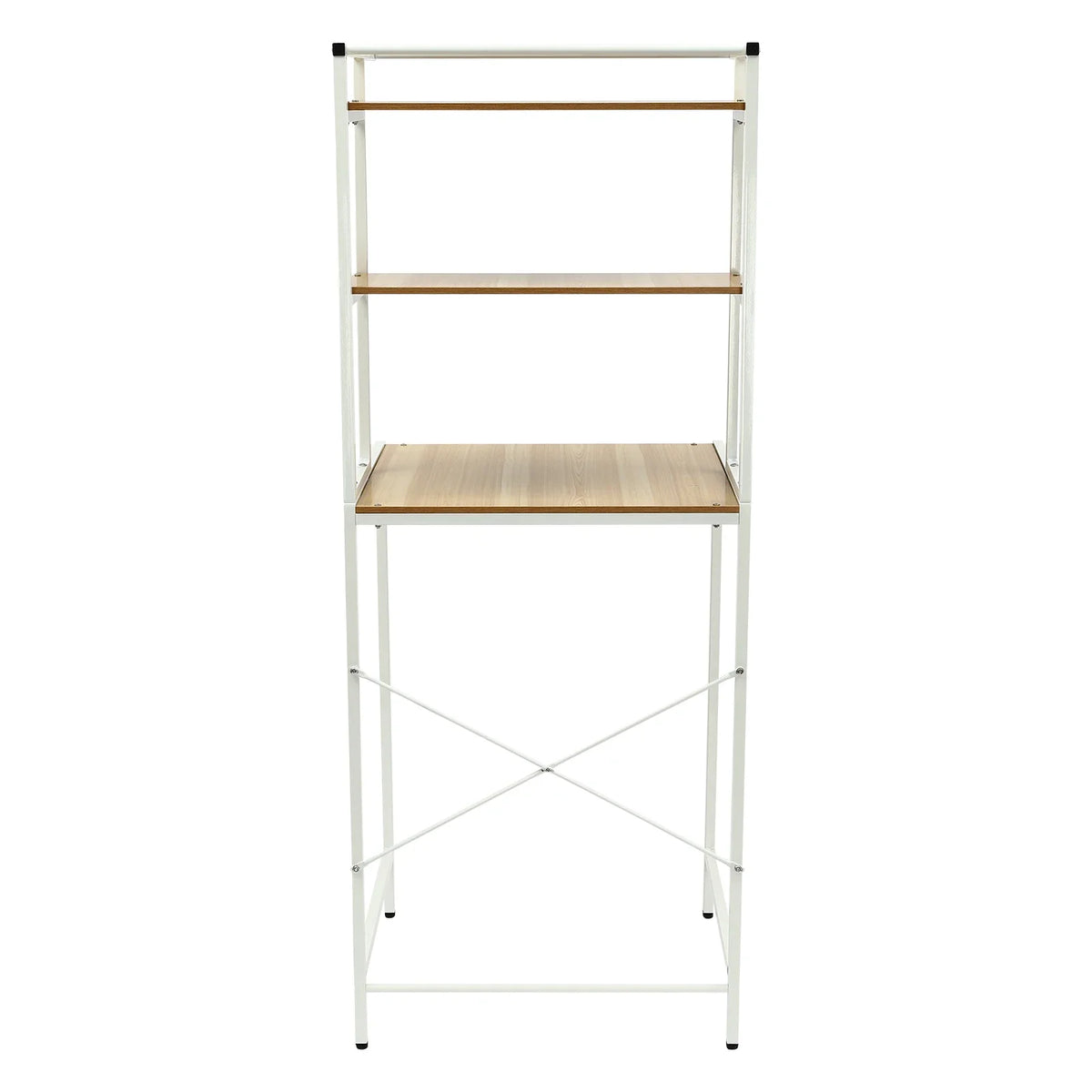 NEWEST Three-Tier Washer and Dryer Storage Shelf,Compartment Bathroom Space Saving Organizer Rack 22 lbs Each Tier Capacity