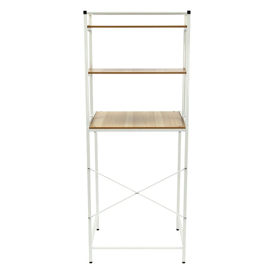 NEWEST Three-Tier Washer and Dryer Storage Shelf,Compartment Bathroom Space Saving Organizer Rack 22 lbs Each Tier Capacity