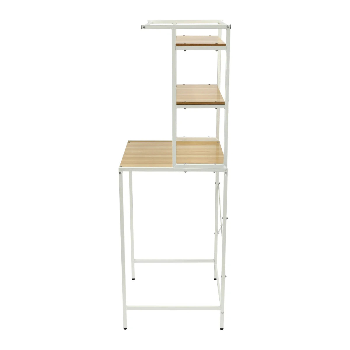 NEWEST Three-Tier Washer and Dryer Storage Shelf,Compartment Bathroom Space Saving Organizer Rack 22 lbs Each Tier Capacity