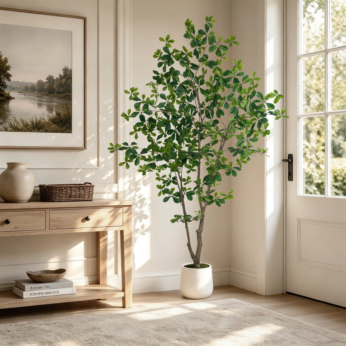 Olitree Faux Black Olive Tree Indoor Floor Decor With Pot