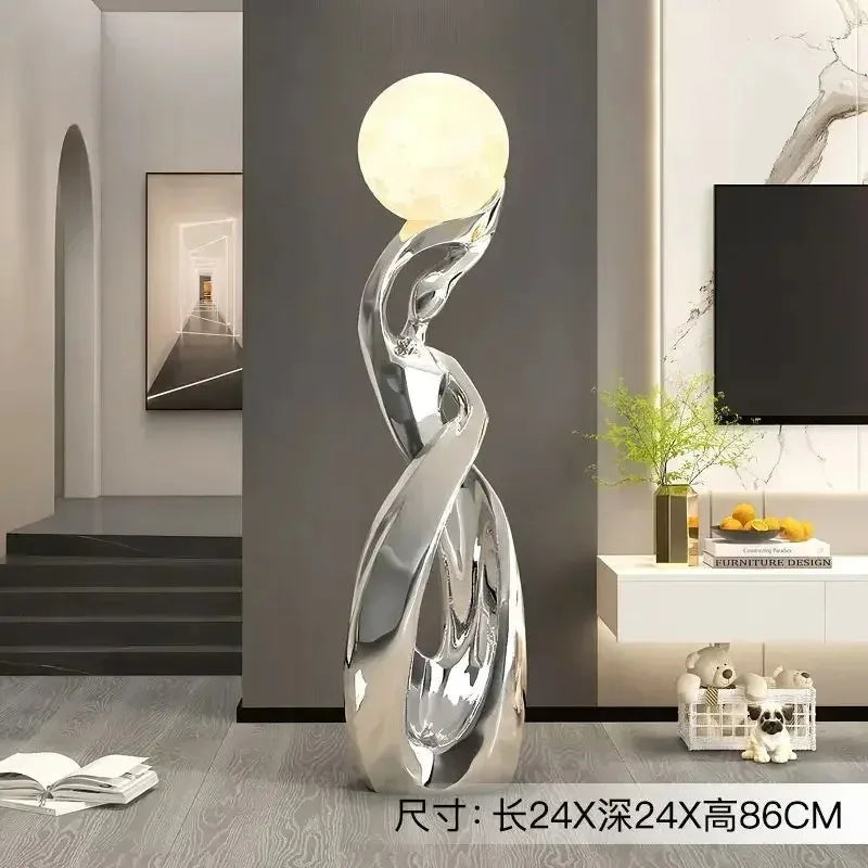 Abstract Art Figures, Large Floor Lamp Decorations, Living Room TV Cabinets, Sofa Side Decorations, Opening Floor Lamps