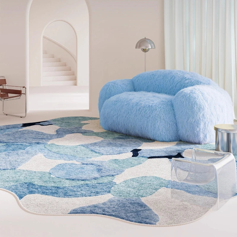 Irregular Shapes Bedroom Decor Carpet Large Size Carpets for Living Room Fluffy Soft Lounge Floor Mat Thick Washable Study Rug