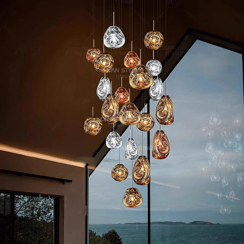 Modern Home Decor Ring LED Lights Pendant Light Lamps for Living Room Chandeliers for Dining Room Hanging Light Indoor Lighting