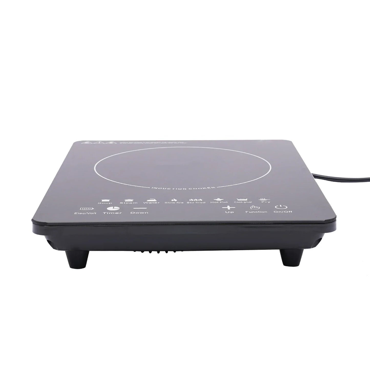 2200W Portable Induction Burner, Electric Induction Countertop Burner W/ Touch Panel, 8 Cooking Preset Programs, for Home, RV