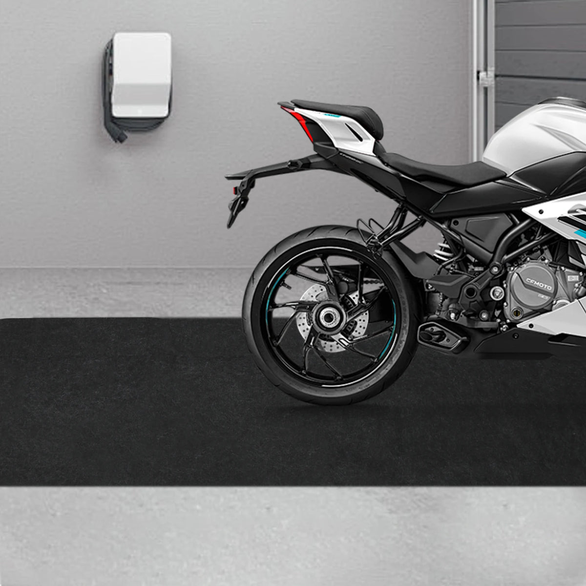 Waterproof Garage Floor Mat, Non-Slip Oil Resistant Pe Backing Mat For Garage, Workshop, Warehouse, Easy To Clean & Cut，Garage Floor Mat, Garage Non-Slip Mat, Floor Protection Mat